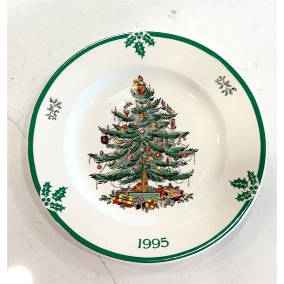 Spode 1995 The Christmas Tree Year Plate - PreOwned - Picture 1 of 2
